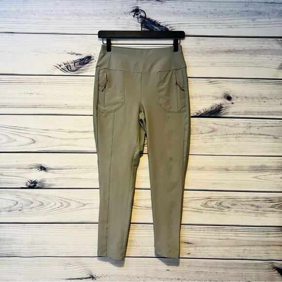 Avalanche Sage Green Hybrid Hiking Leggings / Slim Fit Pants - Picture 5 of 12